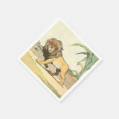 ジャングルライオン スタンダードカクテルナプキン (角)