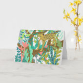 ジャングルロア-チーター カード (黄色い花)