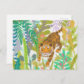 ジャングルローア – タイガー ポストカード (正面/裏面)