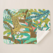 ジャングルローア – チーター シェルパブランケット (正面(横))