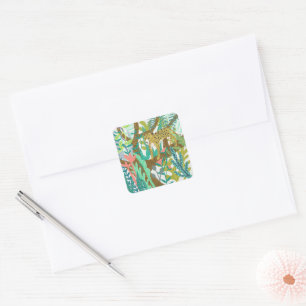 ジャングルローア – チーター スクエアシール