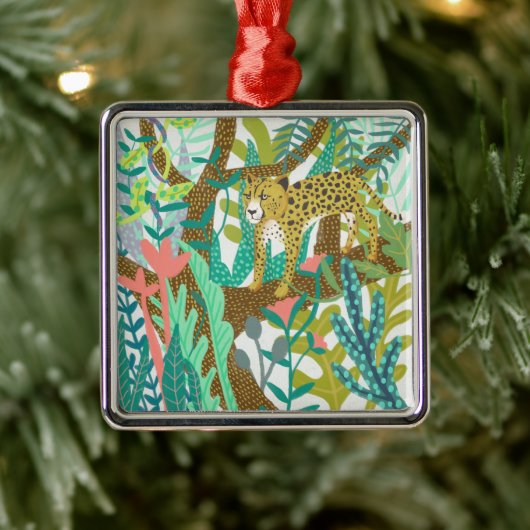 ジャングルローア – チーター メタルオーナメント (ツリー)