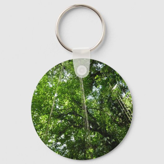 ジャングルロープ雨林写真 キーホルダー (正面)