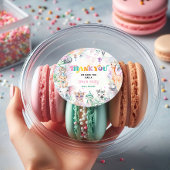 ジャングルワイルドアニマルガールありがとう ラウンドシール