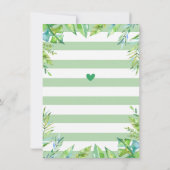 ジャングルワイルドサファリ動物ライオン子供の誕生日 サンキューカード (裏面)