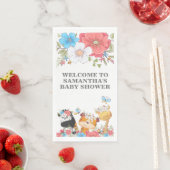 ジャングルワイルドベビーアニマルサファリかわいいフローラおもしろい (インサイチュ)