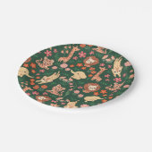 ジャングルワイルドベビーアニマルトロピカル紙プレート ペーパープレート (アングル)