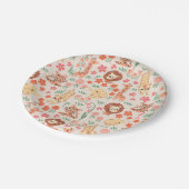 ジャングルワイルドベビーアニマルトロピカル紙プレート ペーパープレート (アングル)