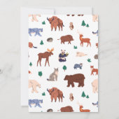 ジャングルワイルドワンベビーシャワー サンキューカード (裏面)