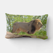 ジャングルンバー枕のキング（ライオン） ランバークッション (裏面)