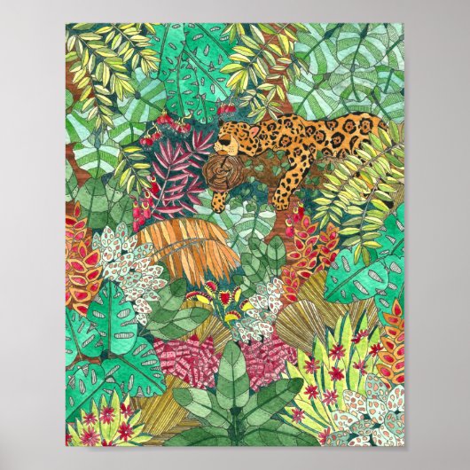 ジャングル保育園インテリア ポスター (正面)