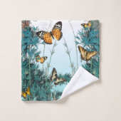 ジャングル入りタオル バスタオルセット (ウォッシュタオル)