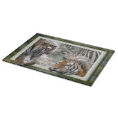 ジャングル初期のプリント カッティングボード (角)