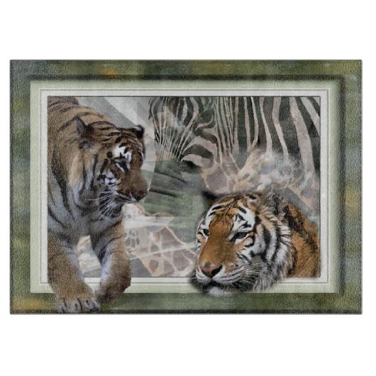 ジャングル初期のプリント カッティングボード (正面)