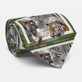 ジャングル初期のプリント ネクタイ (ロール)