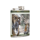 ジャングル初期のプリント フラスク (右)