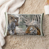 ジャングル初期のプリント ランバークッション (ブランケット)