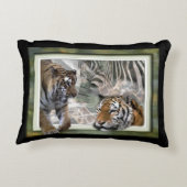 ジャングル初期の野生動物 アクセントクッション (裏面)