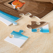 ジャングル動物が付いているノアの箱舟 ジグソーパズル (側面)