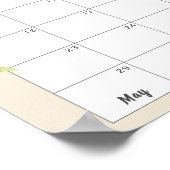 ジャングル動物の中性の赤ちゃんシャワーは、誕生を推測 ポスター (角)