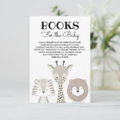 ジャングル動物の本ベビーサファリモダンー エンクロージャーカード (スタンド正面)