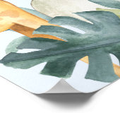 ジャングル動物の男の子の赤ちゃんシャワーへようこそ ポスター (角)