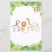 ジャングル動物の緑あなたの電話ゲームの中に何がある (裏面)