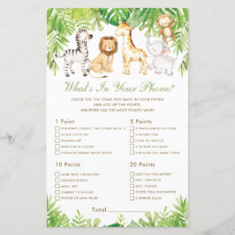 ジャングル動物の緑あなたの電話ゲームの中に何がある