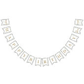 ジャングル動物の緑2つの野生の2番目の誕生日 バンティングフラッグ (全)