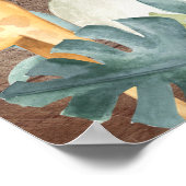 ジャングル動物の赤ちゃんシャワーへようこそ ポスター (角)