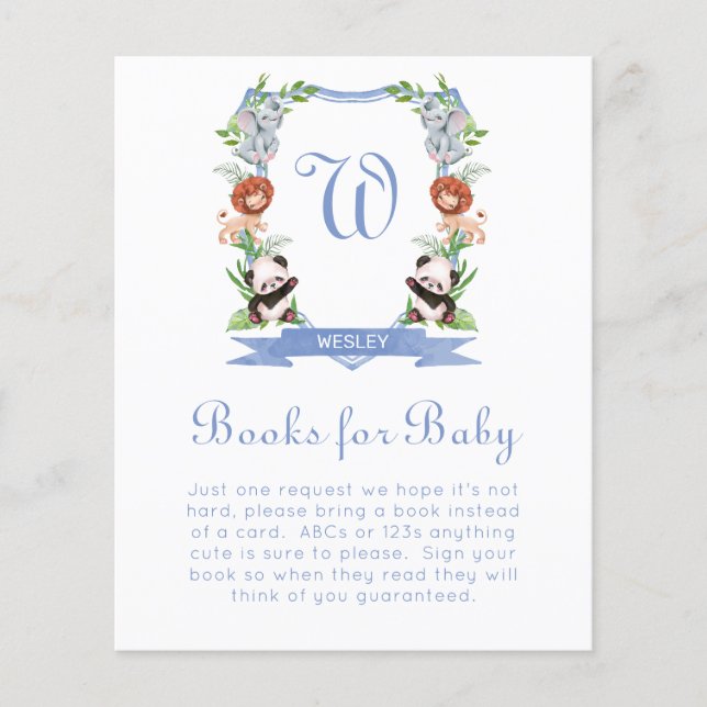 ジャングル動物クレストブックベビー (正面)