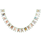 ジャングル動物サファリの誕生日写真の節目 バンティングフラッグ (全)