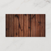 ジャングル動物テーマ児童保育業証 名刺 (裏面)