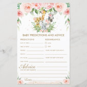 ジャングル動物フローラベビー予測とアドバイス (正面)