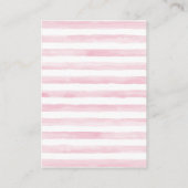 ジャングル動物ベビーシャワーギフトディスプレイシャワー エンクロージャーカード (裏面)