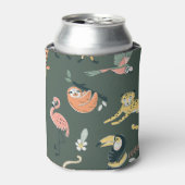 ジャングル動物ヴィンテージ動物相 缶クーラー (缶正面)