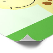 ジャングル動物園パーティーカスタマイズ可能な誕生日バナー ポスター (角)