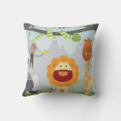 ジャングル動物 クッション (裏面)