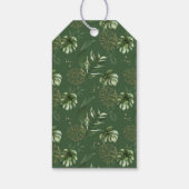 ジャングル動物,サファリ,ワイルドワン,最初の誕生日 ギフトタグ (裏面)