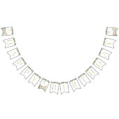 ジャングル動物,サファリ,ワイルドワン,最初の誕生日 バンティングフラッグ (全)