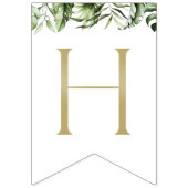 ジャングル動物,サファリ,ワイルドワン,最初の誕生日 バンティングフラッグ (第2の旗)