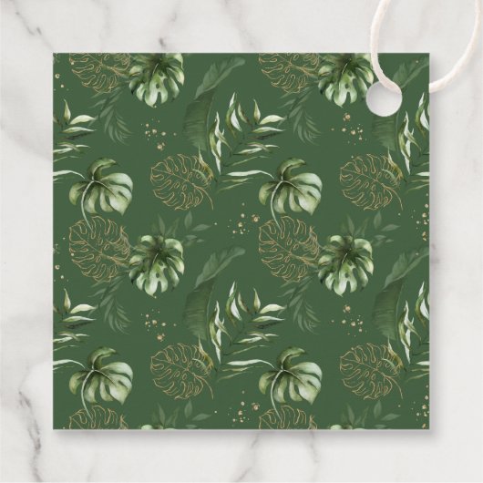 ジャングル動物,サファリ,ワイルドワン,最初の誕生日 フェイバータグ (裏面)