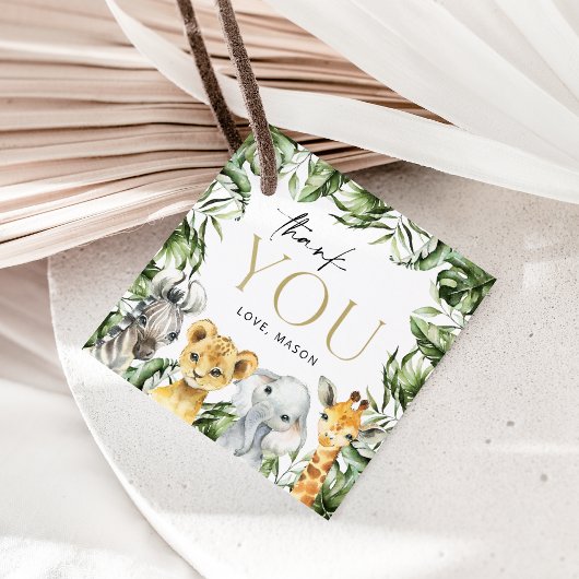 ジャングル動物,サファリ,ワイルドワン,最初の誕生日 フェイバータグ