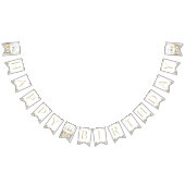 ジャングル動物，サファリ，花，最初の誕生日 バンティングフラッグ (全)