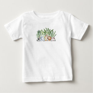 ジャングル動物 ベビーTシャツ