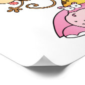 ジャングル動物 ポスター (角)