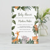 ジャングル動物 招待状 (スタンド正面)