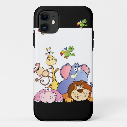 ジャングル動物 Case-Mate iPhoneケース (裏面)