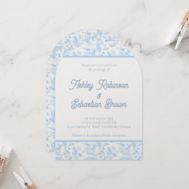 ジャングル名門私立校風のチノイスリートイレ結婚式招待状 招待状