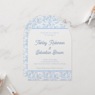 ジャングル名門私立校風のチノイスリートイレ結婚式招待状 招待状